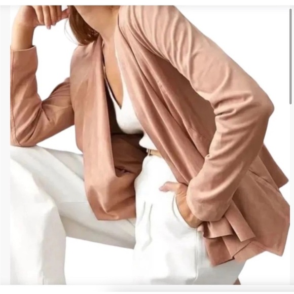 Anthropologie Hutch Vegan Suede Jacket size Small - Picture 2 of 5